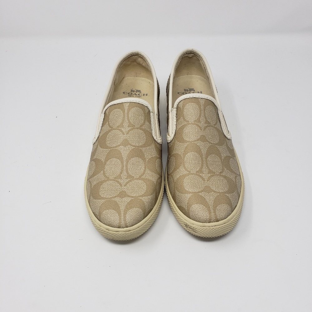Coach Parkside Gold Sneakers Sz 9.5
